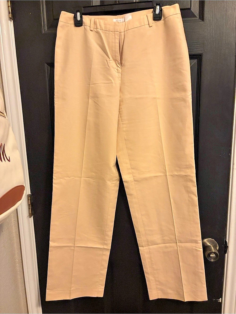 Liz Claiborne Audra Pant Straight Leg Pants in khaki Size Like New